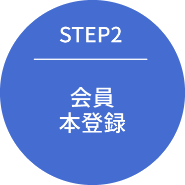 STEP2:会員本登録